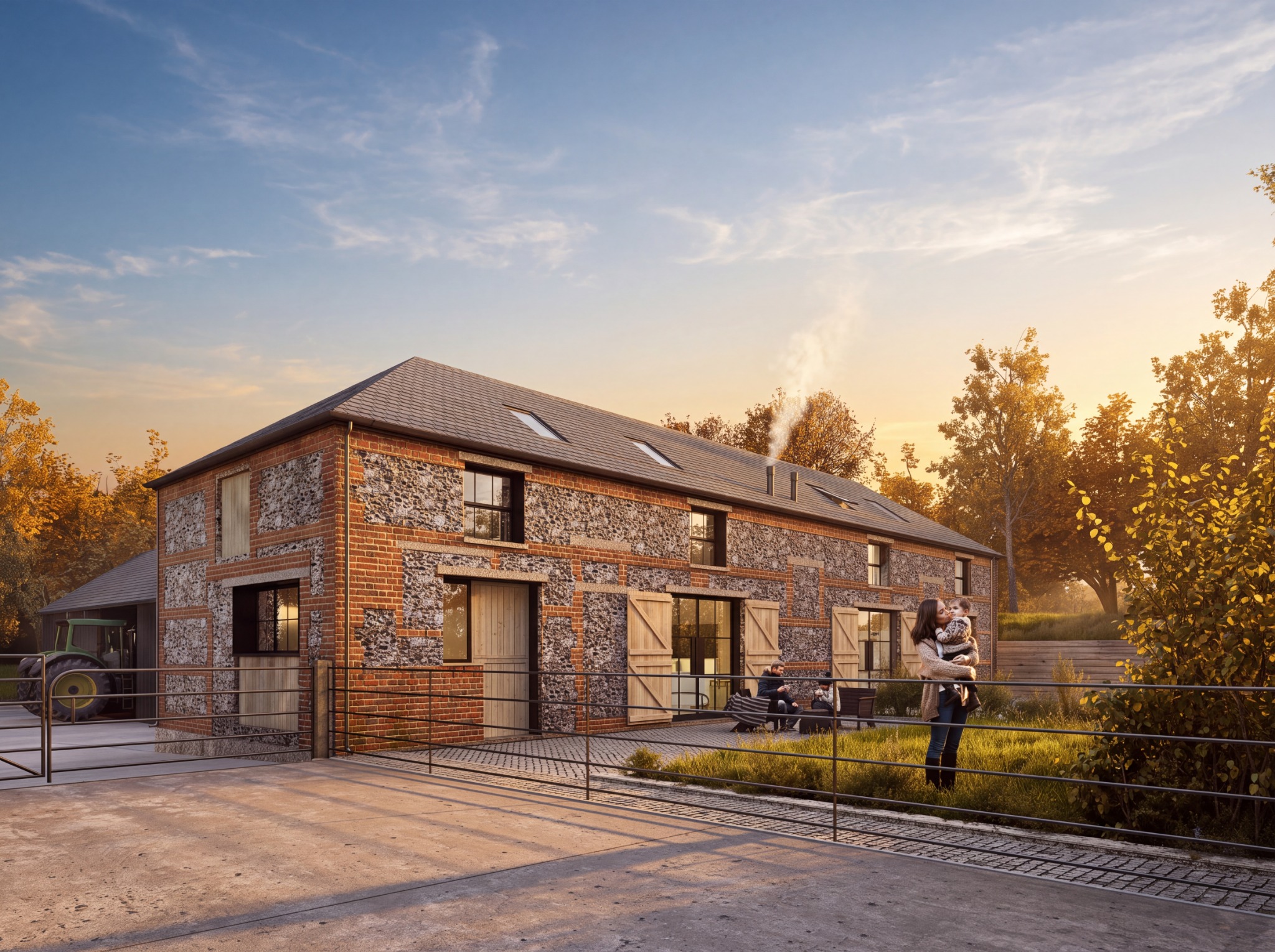 Swampton Farm conversion designed by MHA Studio